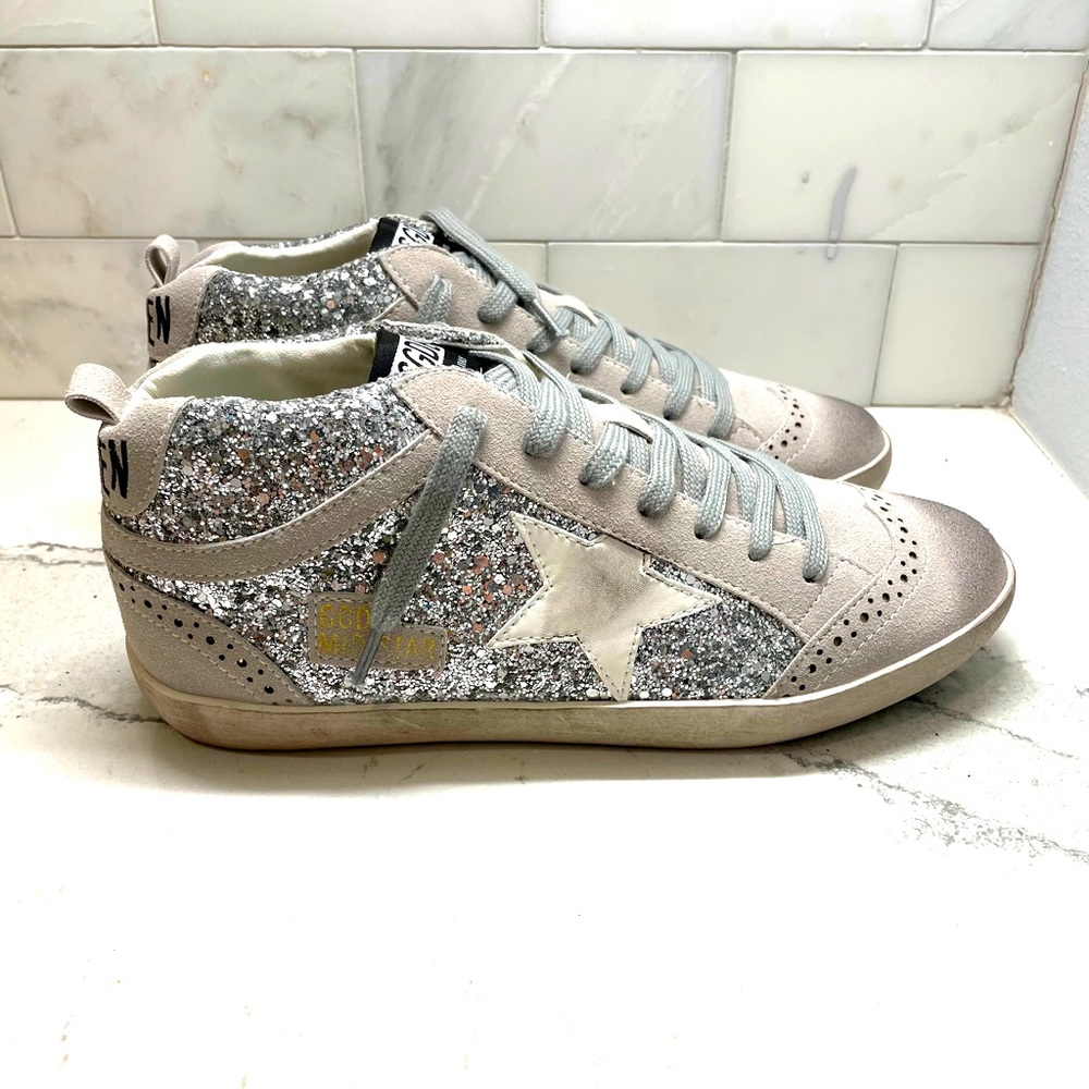Golden Goose Mid Star glitter Dupe
